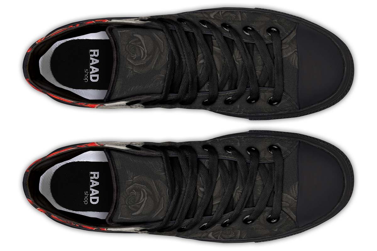 High Top Canvas Shoes For Printing Lovers