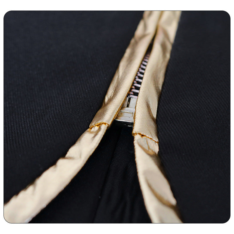 Men's Fashion Jacket Prince Gold Embroidery Suit Sports Jacket