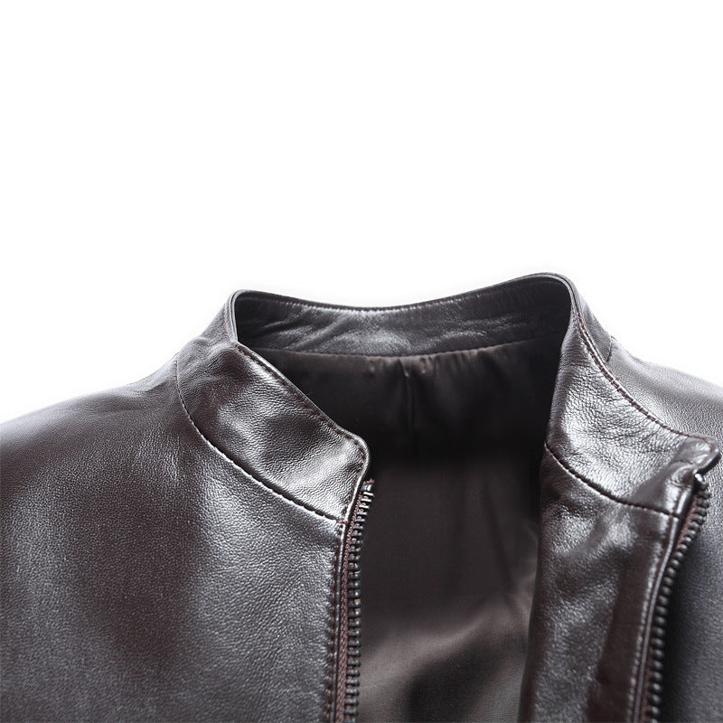 Men's Haining Sheep Leather Short Jacket