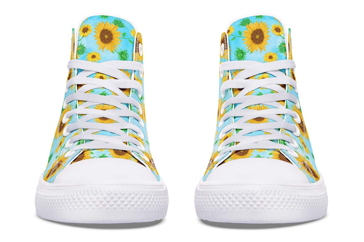 Printed Couple High-top Canvas Shoes