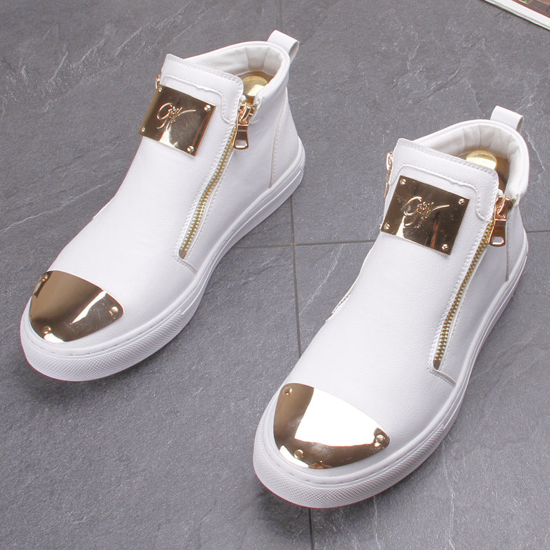 Hong Kong Tide Brand High-top Men's Shoes Summer New Trend