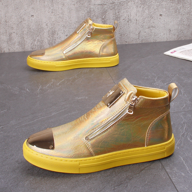 Hong Kong Tide Brand High-top Men's Shoes Summer New Trend