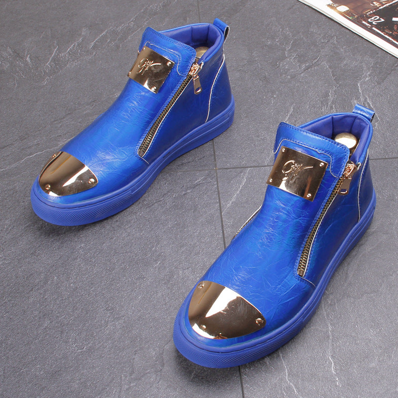 Hong Kong Tide Brand High-top Men's Shoes Summer New Trend