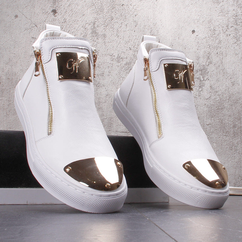 Hong Kong Tide Brand High-top Men's Shoes Summer New Trend