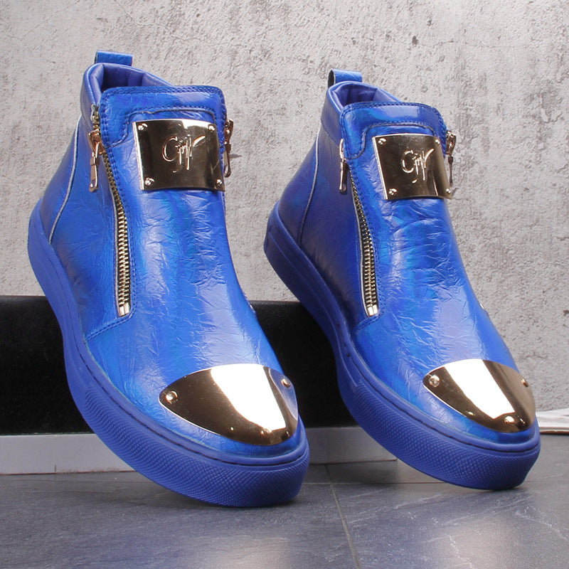 Hong Kong Tide Brand High-top Men's Shoes Summer New Trend