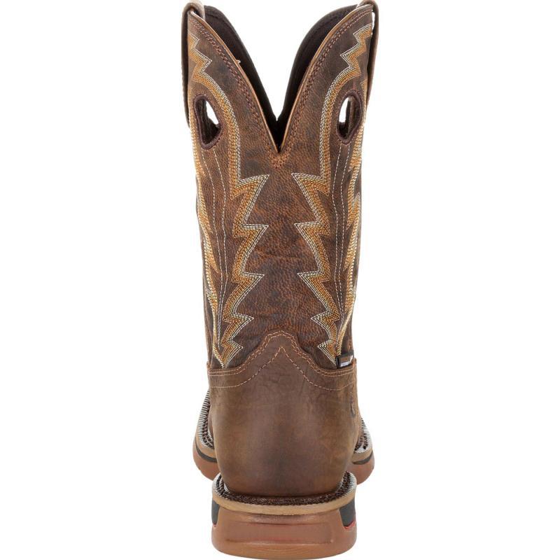 Low-heeled Square-headed Cuffed Boots