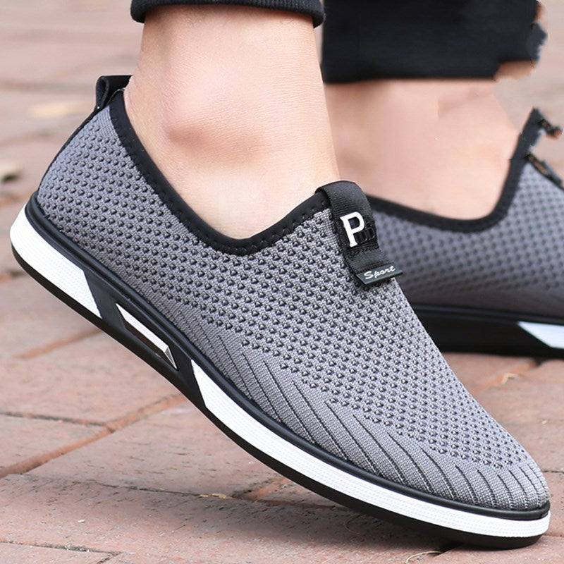Breathable Casual Mesh Sneakers With A Kick