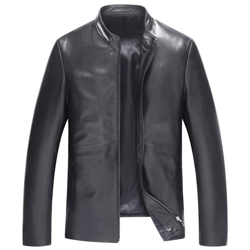 Men's Haining Sheep Leather Short Jacket