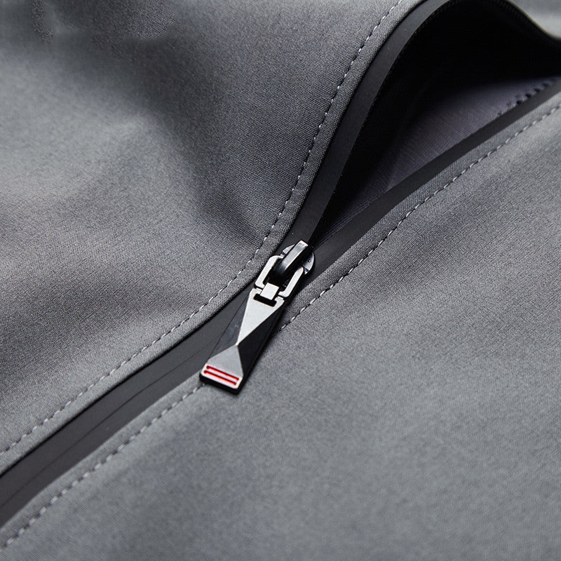 Spring And Autumn Thin Men's Coat Stand Collar Jacket