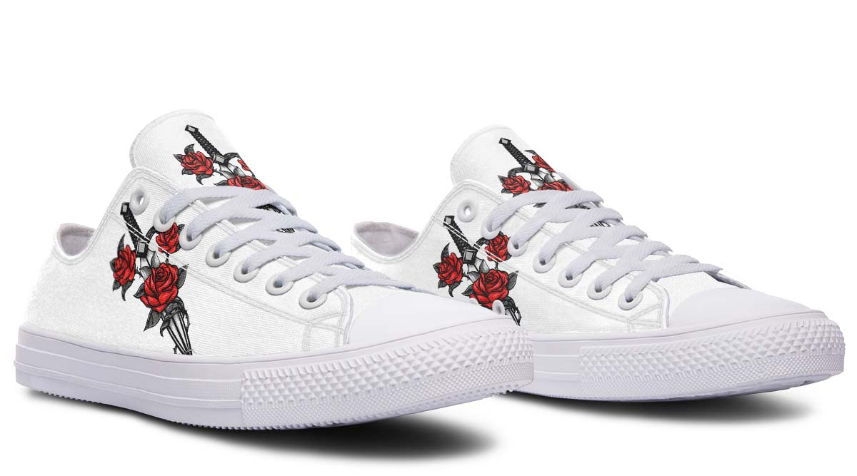 Fashion Printed Couple High Top Canvas Shoes