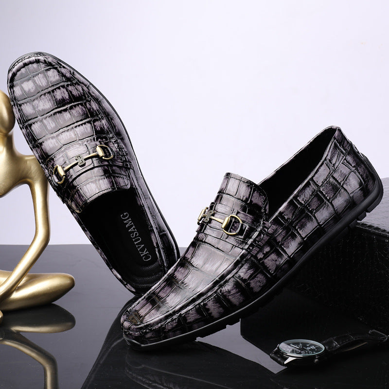 Business Casual Shoes Men's Foot Pedal