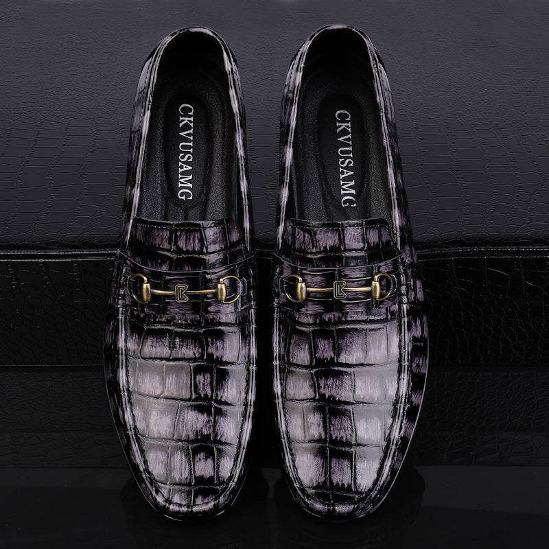 Business Casual Shoes Men's Foot Pedal