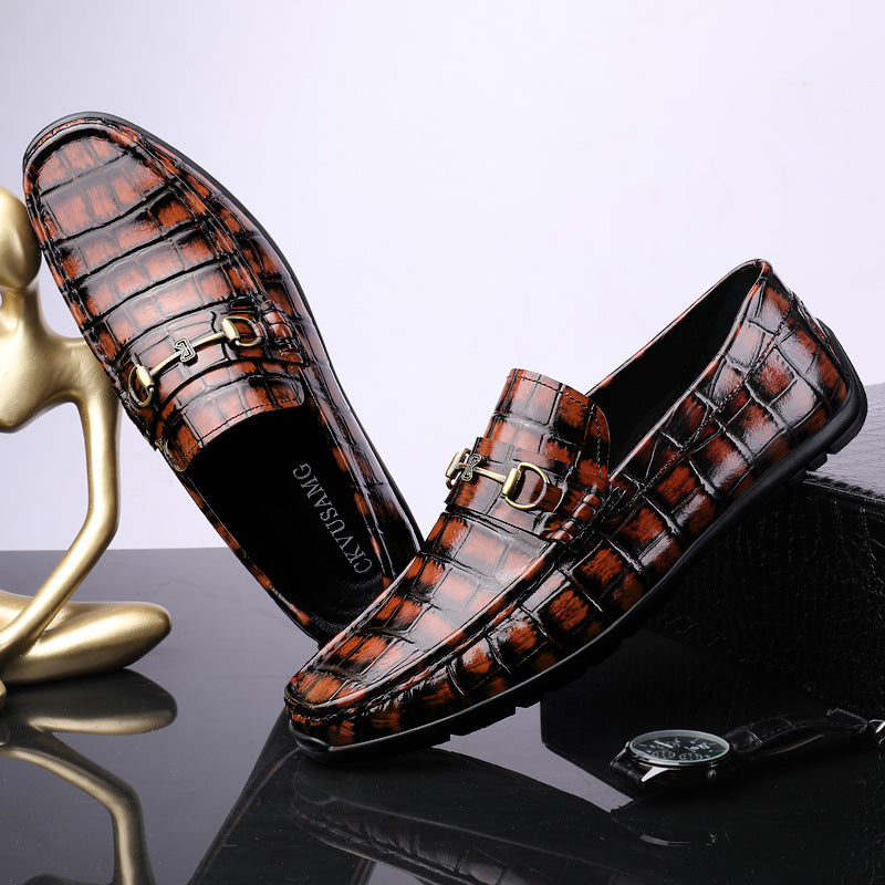 Business Casual Shoes Men's Foot Pedal